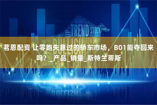 茗恩配资 让零跑失意过的轿车市场，B01能夺回来吗？_产品_销量_斯特兰蒂斯