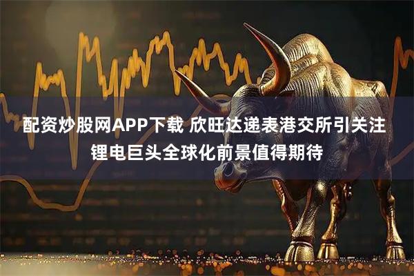 配资炒股网APP下载 欣旺达递表港交所引关注 锂电巨头全球化前景值得期待