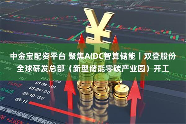 中金宝配资平台 聚焦AIDC智算储能丨双登股份全球研发总部（新型储能零碳产业园）开工